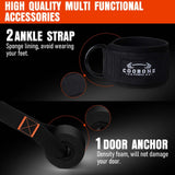 Resistance Bands with Handles, 225lb Exercise Bands for Working Out, Fitness Bands, Workout Bands with Door Anchor and Ankle Straps, Physical Therapy, Yoga