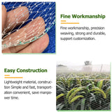 Flower Bed/Farmland/Fish Ponds/Garden Protective Mesh Net - 1 inch Mesh Size,Anti Bird Fence Netting - Reusable & Cuttable, White Clear Nylon Fabric(35x45m/114.8x147.6ft)