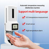 PENNY73 Contactless Alcohol Dispenser 2 in 1 Pro Wall Mounted with Alarm Automatic Disinfectant Sprayer Infrared Induction Electric Humidifier,No Shelf