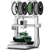 600mm/s High Speed 3D Printers for Beginners & Kids, 4-Color Built-in, 260x260x260m³, Easy to Use FDM 3D Printer