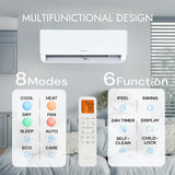 Cozeware E-Save 12000BTU Mini Split AC/Heating System 20 SEER2 208-230V