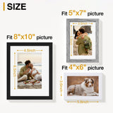 decorUhome 15 Pack Assorted Picture Frame Set for Wall & Tabletop, PF15MTE