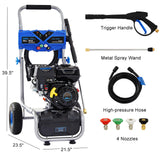 Ezasin Gas Pressure Washer, 3500 PSI 2.3 GPM, 209cc Engine