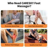 CARESKY® Foot Massager with Heat, FSA＆HSA Eligible Shiatsu Foot Massager for Plantar Fasciitis, Neuropathy Pain Relief, Deep Tissue Foot and Calf Massager, Gifts for Women and Men