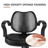 Topsalon Barber Chair,Salon Chair for Hair Stylist Swivel Styling Chair Heavy Duty Hydraulic Pump Adjustable for Beauty Hair Salon Spa Shampoo(Black)