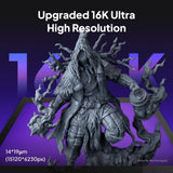 Saturn 4 Ultra 16K Resin 3D Printer, 10" 16K Mono LCD Resin Printer with Smart Mechanical Sensor, Heated Resin Tank