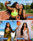 Lucklady 16A Raw Bundles Human Hair Body Wave, 4 Bundles 22 24 26 28 Inch