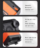 JYXYXSCP 7800mah Rechargeable Car Washing Shower Set Portable Camping Shower with Hose Portable Outdoor Electric Pressure Shower Pump
