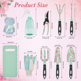 Garden Tools Set, Carsolt 11 Pcs Heavy Duty Floral Gardening Tools Kit with Non-Slip Rubber Handle, Special Gardening Gifts