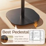 Hair Dryer Stand Holder, Hands Free Hair Dryer Stand with 360 Degree Rotating, Height Adjustable Countertop Blow Dryer Holder, Drubale Dryer Stand Works for 99% Blow Dryer