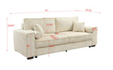RENDGO Convertible Sleeper Sofa Bed, 91" Pull Out Couch