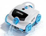 UBoter E10 Pool Vacuum,Cordless Robotic Pool Cleaner, Dual-Layer Filtration,Large Wheel for Flexible Movement, Enhanced Edge & Corner Cleaning,120-Min for Above-Ground & Flat-Bottom Pools to 860 Sq.Ft
