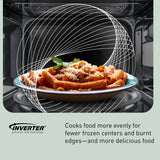 Panasonic Microwave Oven NN-SN686S Stainless Steel Countertop/Built-In with Inverter Technology and Genius Sensor, 1.2 Cubic Foot, 1200W