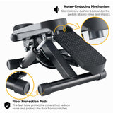 NEWBULIG Mini Stepper for Exercise at Home Stair Step Machine for Indoor Fitness Portable Home Gym Stepper for Full Body Workout 300lb Weight Capacity