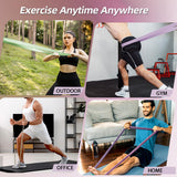 WHATAFIT Resistance Bands,Pull Up Assist Bands Set with Handles, Exercise & Workout Bands with Door Anchor for Men & Women – Home Fitness Equipment for Strength Training, Stretching