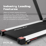 Sole F80 Treadmill, Foldable Treadmills for Home Use, Bluetooth, Touch Screen, Treadmill Foldable, Treadmills8 with Incline, Home Exercise Treadmill (Sole F80)