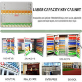 Wall-Mounted Key - Key Cabinet for 320 Keys, Secure Key Sto Box, Key ment Solut for Home & Office