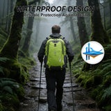 Super Eager 50L Lightweight Hiking Backpack for Men Women, Waterproof Camping Backpack with Trekking Pole Attachments, Large Capacity Outdoor Backpack for Trekking, Backpacking, Travel and Camping