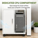 Mobile File Cabinet Office Storage Cabinet with Drawer Under Desk Organizer