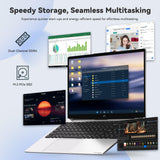 NIMO 15.6" FHD IPS Ultra-Light Laptop, Intel Hexa Cores I3 (Up to 4.4GHz, beat i7-1165G7), 65W PD Fast Charge, 8GB RAM 256GB SSD, Backlit Keyboard, Fingerprint PC for Campus Nomad & Remote Work