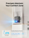 DREO HM735S 11L Smart Humidifier Large Room 700 ft², 100H Cool Mist Air Humidifiers for Bedroom, Top-Fill, Clean Tank Technology, 26dB, Auto Mode, Aroma Box, RGB, Remote & APP Control, Baby, Starlight