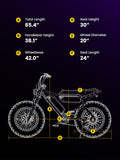 MACFOX X7&X7L Fat Tire Ebike for Teens, 750W Peak, Class 2, UL 2849
