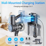 BlueEpic Cordless Vacuum Cleaner, 45KPA 45Mins Rechargeable Vacuum Cordless, Stick Vacuum with 2 Adjustable Modes, Handheld Vacuum for Home/Pet Hair/Carpet/Floor
