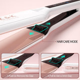 K&K 2.25 Inch Flat Iron Hair Straightener, Professional Extra Wide Hair Straighteners for Therapy Keratin, 3D Floating Ceramic Tourmaline Coating Plate Irons for Thick Hair, Damage and Frizz