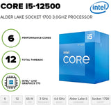 HP 2026 Desktop Computer, Intel i5-12500 up to 4.6 GHz, 32GB RAM, 1TB SSD