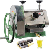 Commercial Manual Cane Juice Machine – 3-Roll Stainless Steel Juicer & Grinder, Countertop Sugar Cane Extractor for Fresh Juice, Sweet Sorghum & Molasses Production