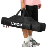 Lixada Fishing Rod Case 3 Layers Oxford Fishing Rod Bag Portable Folding Fishing Rod Carrier Case Fishing Reel Tackle Storage Travel Bags(90cm/120cm/150cm)