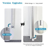 Wall Wall Mounted Height Measuring Rod – Portable Stadiometer 10–225 cm / 3.9–88.6 in – Height Measurement Tool for Kids & Adults – Ideal for Home, Office, Nurse Station