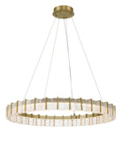 Minka Lavery 2416-695-L Sevryn Pendant, Integrated LED, Soft Brass