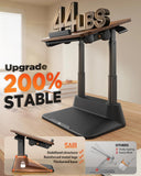 SAIJI Laptop Stand for Desk, Stable Standing Laptop Riser with Foldable Mouse Pad