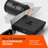 Tumbler Pro Black Rolling Knife Sharpener™ Starter Set