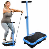 Lifepro TrimLite Vibration Plate Exercise Machine with Handlebars – Whole Body Vibration Platform for Lymphatic Drainage & Weight Loss – 99 Speed Levels