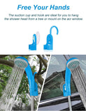 innhom Portable Shower Camping Shower Outdoor Camp Shower Pump, Electric Rechargeable Portable Camping Shower, Powered by Rechargeable Battery