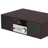 LONPOO Stereo System Systems with CD Player, 40W CD Players for Home, Bluetooth, USB Playback, FM Radio, Aux-Input, Earphone Port