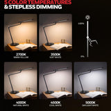 Honeywell H7 LED Desk Lamp, Sunturalux™ Architect Desk Lamp with Heavy Base