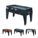 KICK Legend 55" Foosball Table (Black) – Professional Full-Size Indoor Game for Adults & Families with Counterbalanced & Uniformed Men, 6 Foosballs and Adjustable Leg Levelers