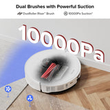 roborock S8 MaxV Ultra with Refill & Drainage System Robot Vacuum and Mop, Check Installation Space First, FlexiArm Design, Auto Mop Wash&Dry 10000Pa Suction, Obstacle Avoidance, 20mm Auto Mop Lifting