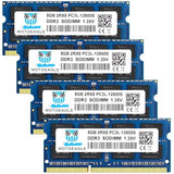 32GB DDR3 RAM 32GB Kit (4x8GB) DDR3/DDR3L 1600MHz PC3-12800 /PC3L-12800S CL11 1.35V/1