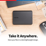 Toshiba Canvio Basics 4TB Portable External Hard Drive USB 3.0, Black