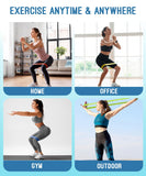 FTAKRY Resistance Bands for Working Out, Exercise Bands with 5 Resistance Levels, Natural Latex Resistance Bands Designed for Home Fitness, Strength Training and Flexibility Exercises (Assorted) FTAKRY