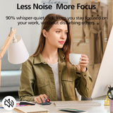 IDJXNXYDH 60 Degree Vertical Trackball Mouse Rechargeable 3 Mode 2.4G Bluetooth Wireless Ergonomic Silent Trackball Mouse 3 DPI Adjustable for Laptop PC Mac Tablet Drawing Office