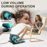 Rollingsurfer Under Desk Elliptical Machine, Electric Leg Exerciser for Seniors, Compact Seated Pedal Exerciser, Portable Elliptical Trainer with Remote Control and Non-Slip Pedals for Teens Adults rollingsurfer