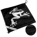 Frogger Amphibian 2-in-1 Golf Towel with Wet and Dry Technology, Black/Grey