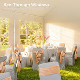Aoxun 20x20 Party Tent,Heavy-Duty Canopy Tents for Parties Weddings Events