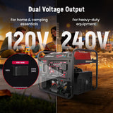 maXpeedingrods 10500 Watt Tri-fuel Inverter Generator,120/240V,E-start