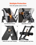VEVOR Inversion Table, 300 lbs Capacity Heavy Duty Back Inverter Stretcher, Inverted Table with Stable Structure, Dual-Roller Locking, Decompression Tables for Shoulders, Neck, Back, Knees
